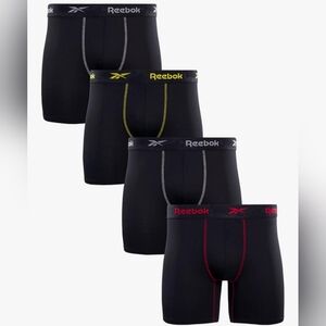Reebok Men's aBoxer Briefs 4 Pcs